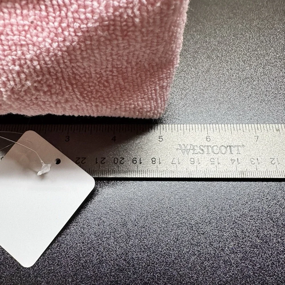 Pink Pouch Terry Cloth Summer Travel Survival Kit bag Kirkland's Home NWT‎ Flaw